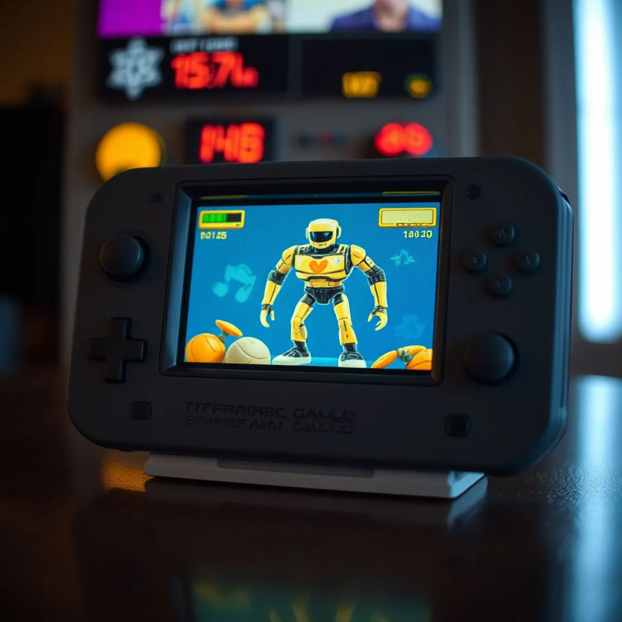 Mega Man em pixel art ao lado de um antigo celular japonês exibindo a logo dos três jogos mobile recuperados