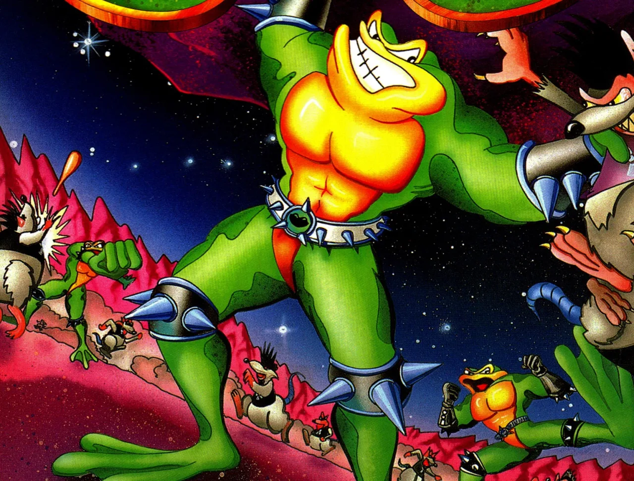 Cena do jogo Battletoads