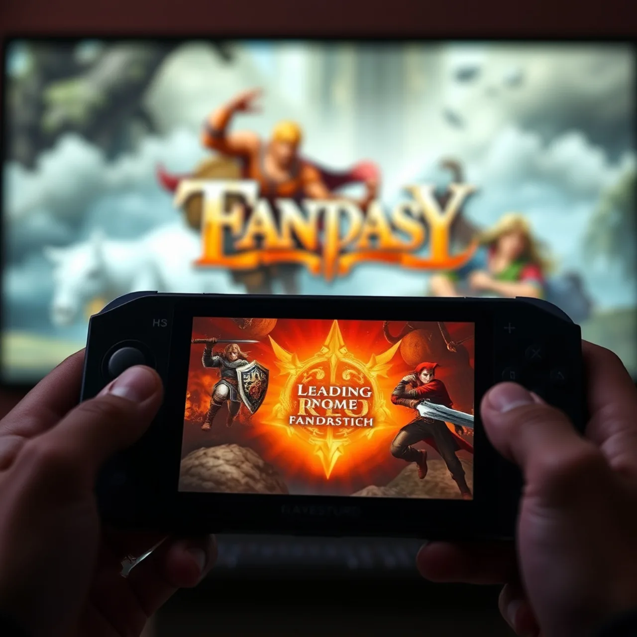 Jogador sentado no sofá, fazendo alongamento de braços enquanto aguarda a tela de carregamento do Switch 2