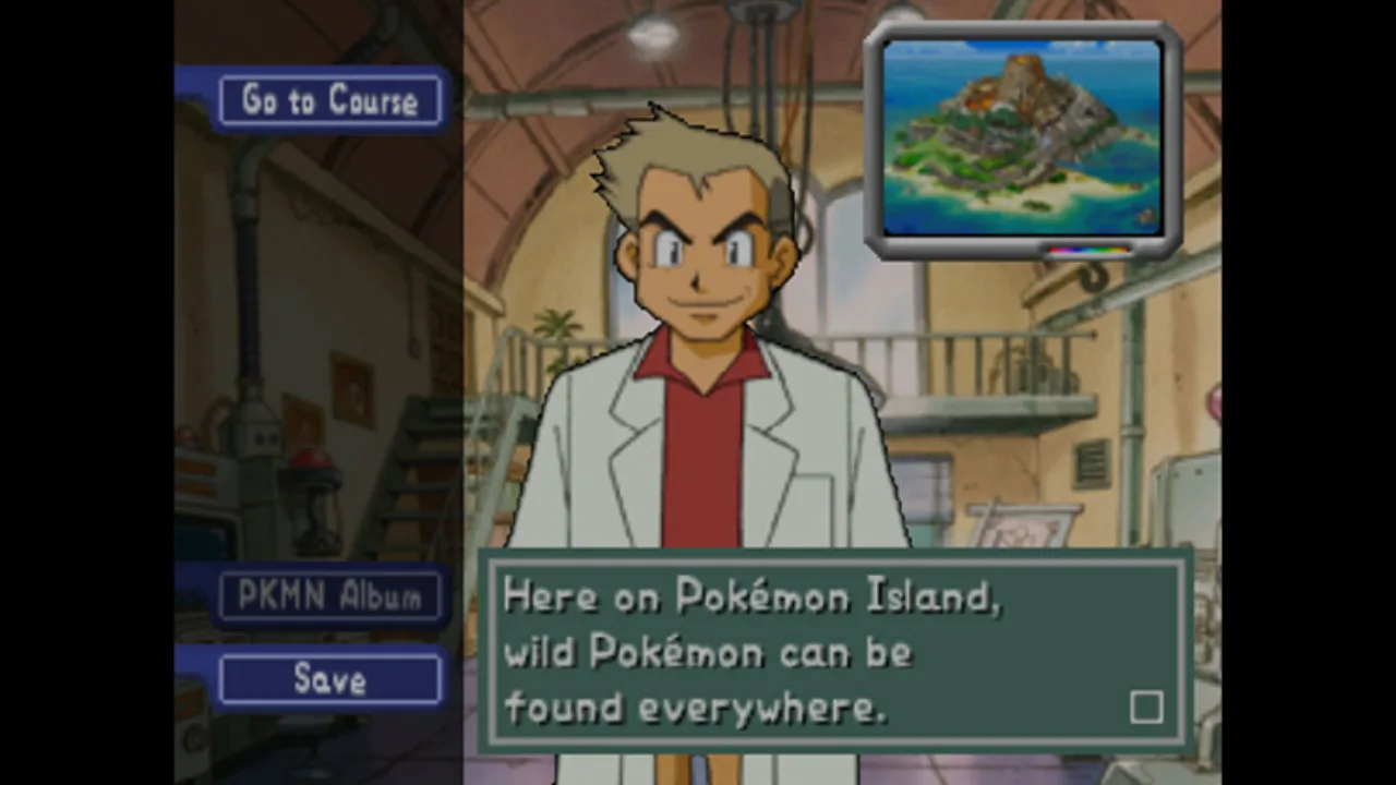 Cena do jogo Pokémon