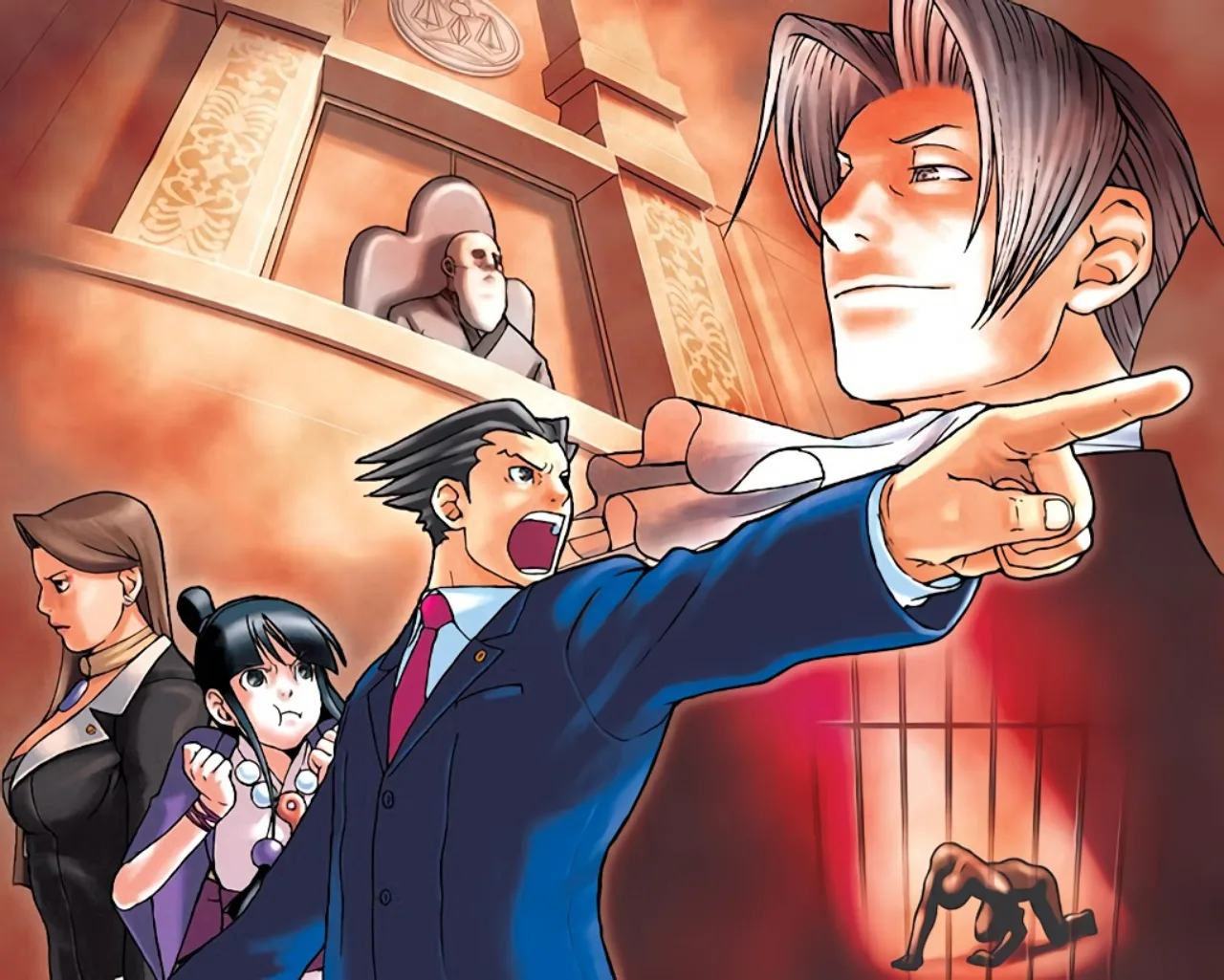 Cena do jogo Phoenix Wright