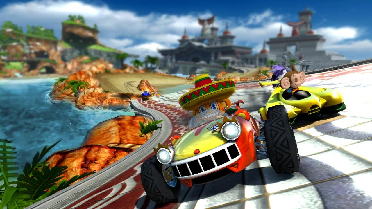Cena do jogo Sonic Racing: CrossWorlds