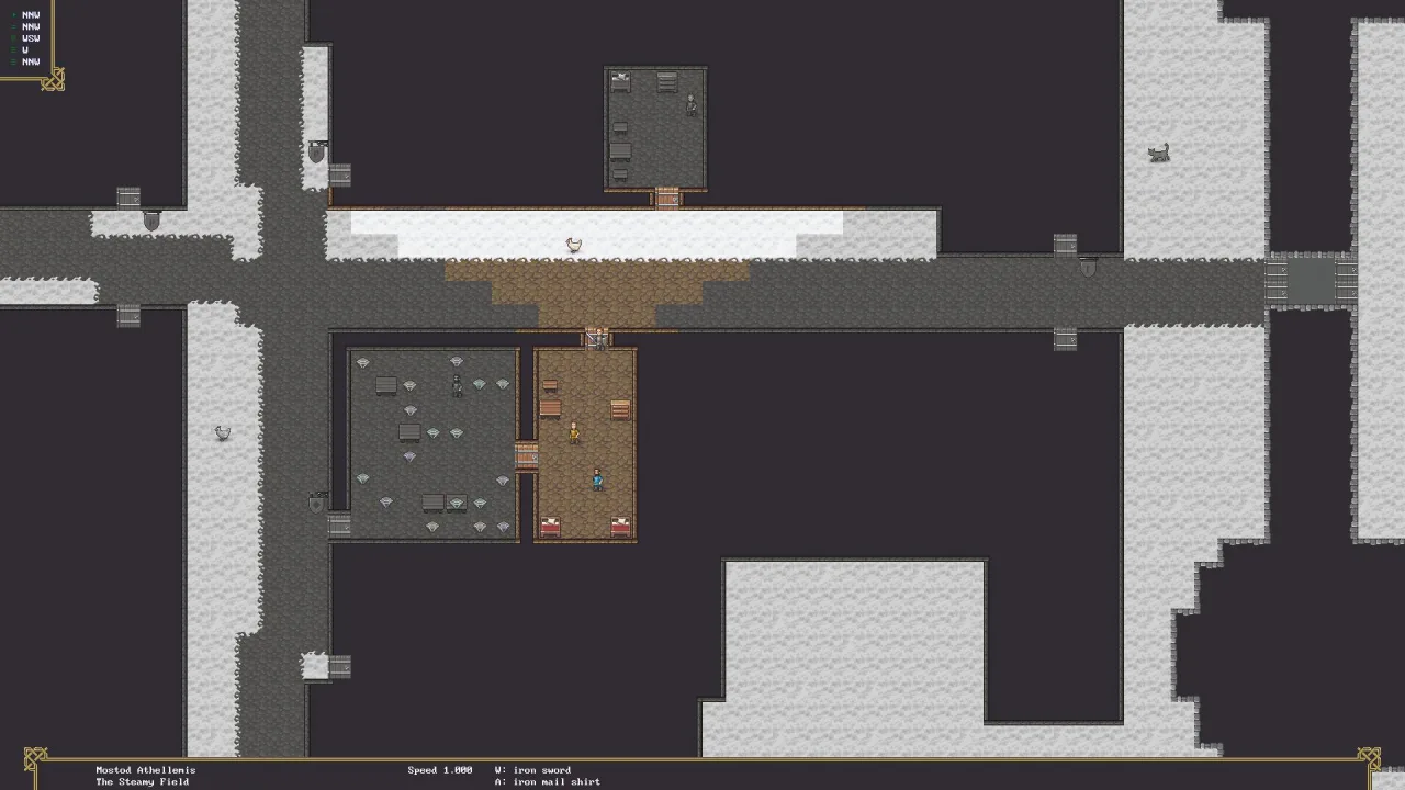 Cena do jogo Dwarf Fortress