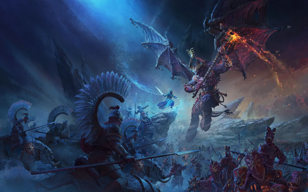 Cena do jogo Total War: Warhammer 3