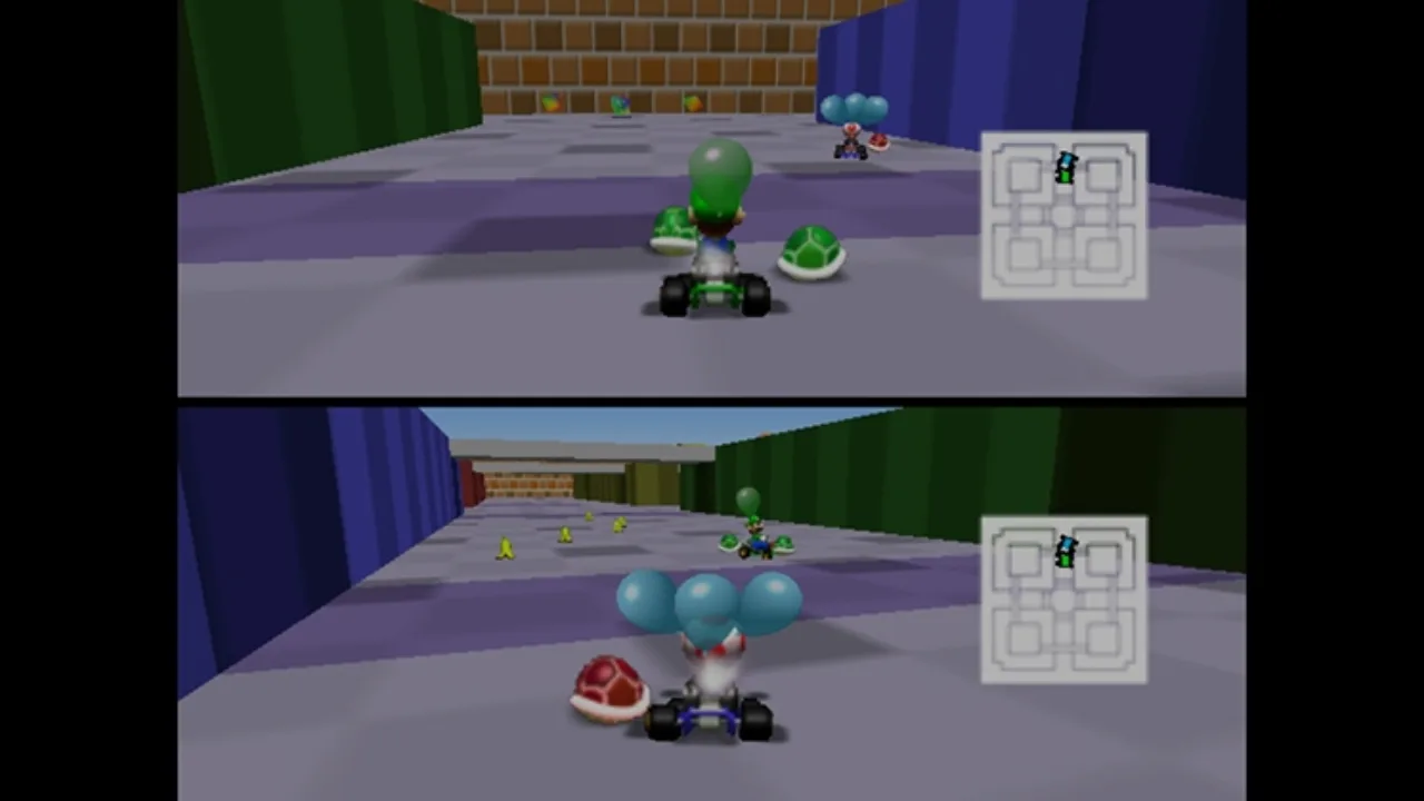 Cena do jogo Mario Kart Tour