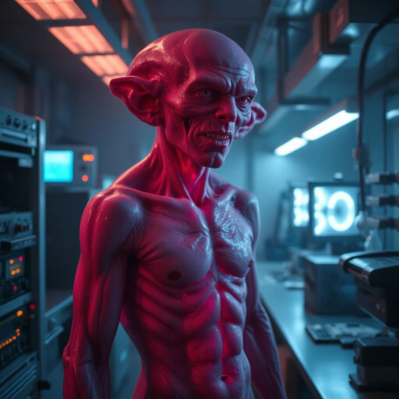 Glob, o mutante de pele de cera, surge ameaçador, envolto em energia sombria, com o símbolo dos X‑Men ao fundo