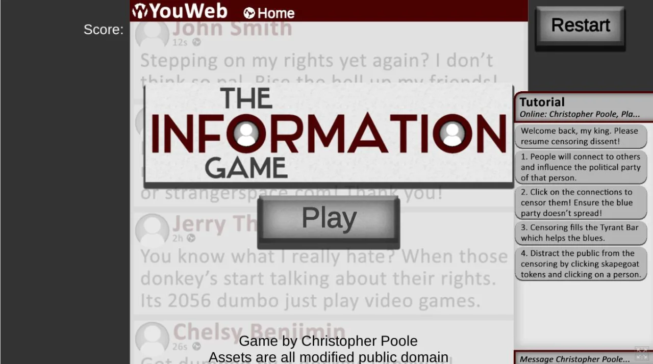 Cena do jogo The Information