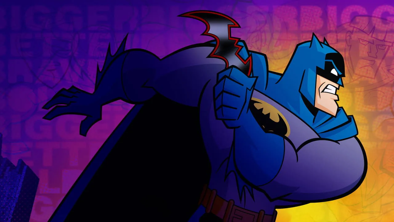 Homem fazendo flexão ao lado de capas de Batman, Justice League e Superman