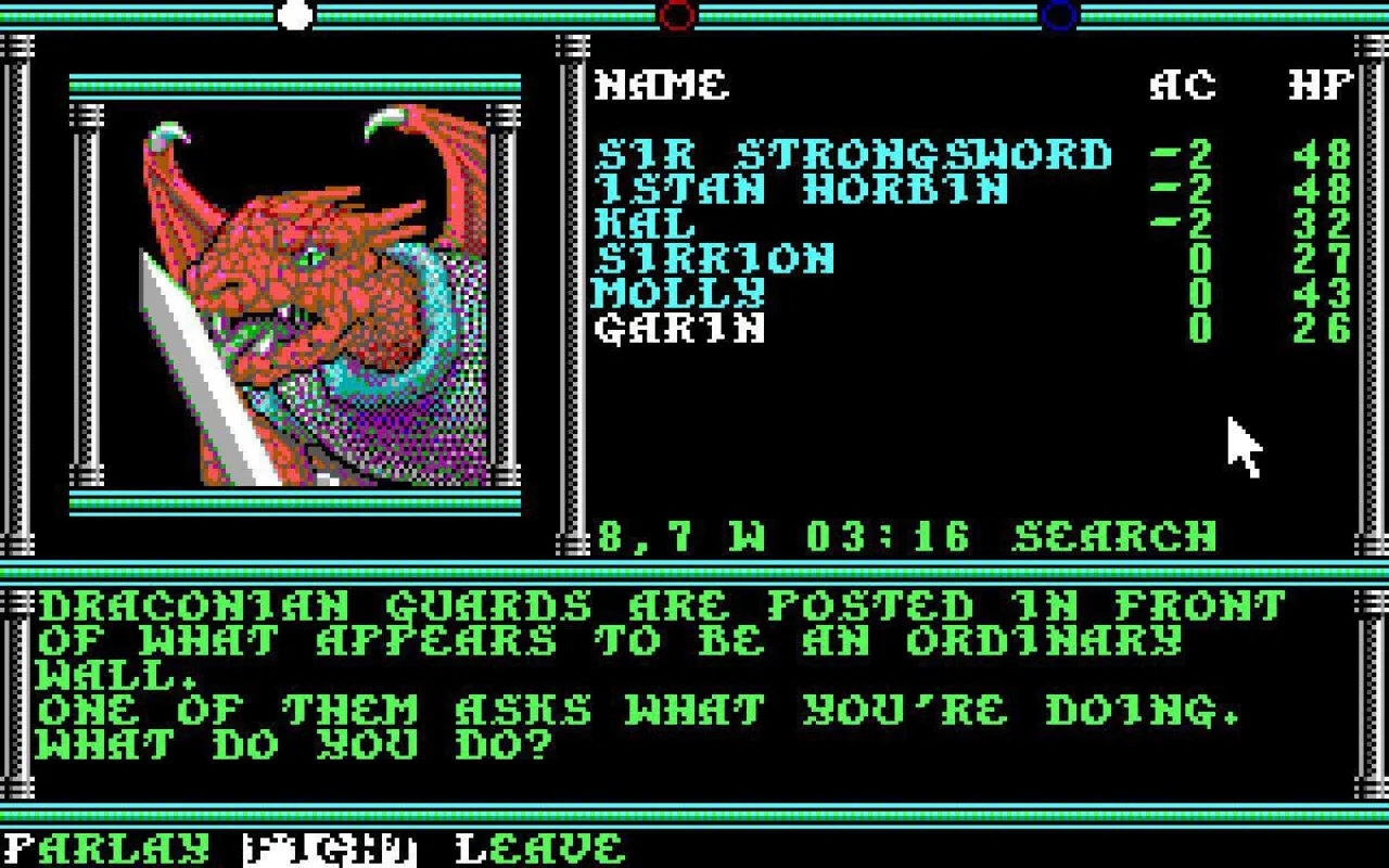 Cena do jogo Dungeons & Dragons