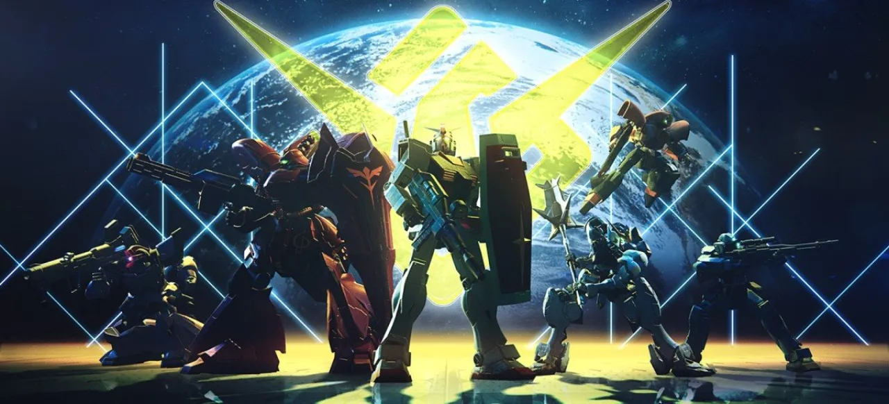 Cena do jogo Gundam