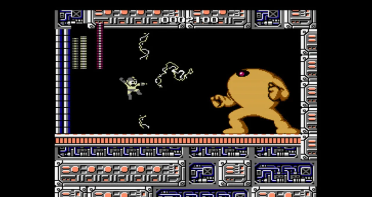 Cena do jogo Mega Man