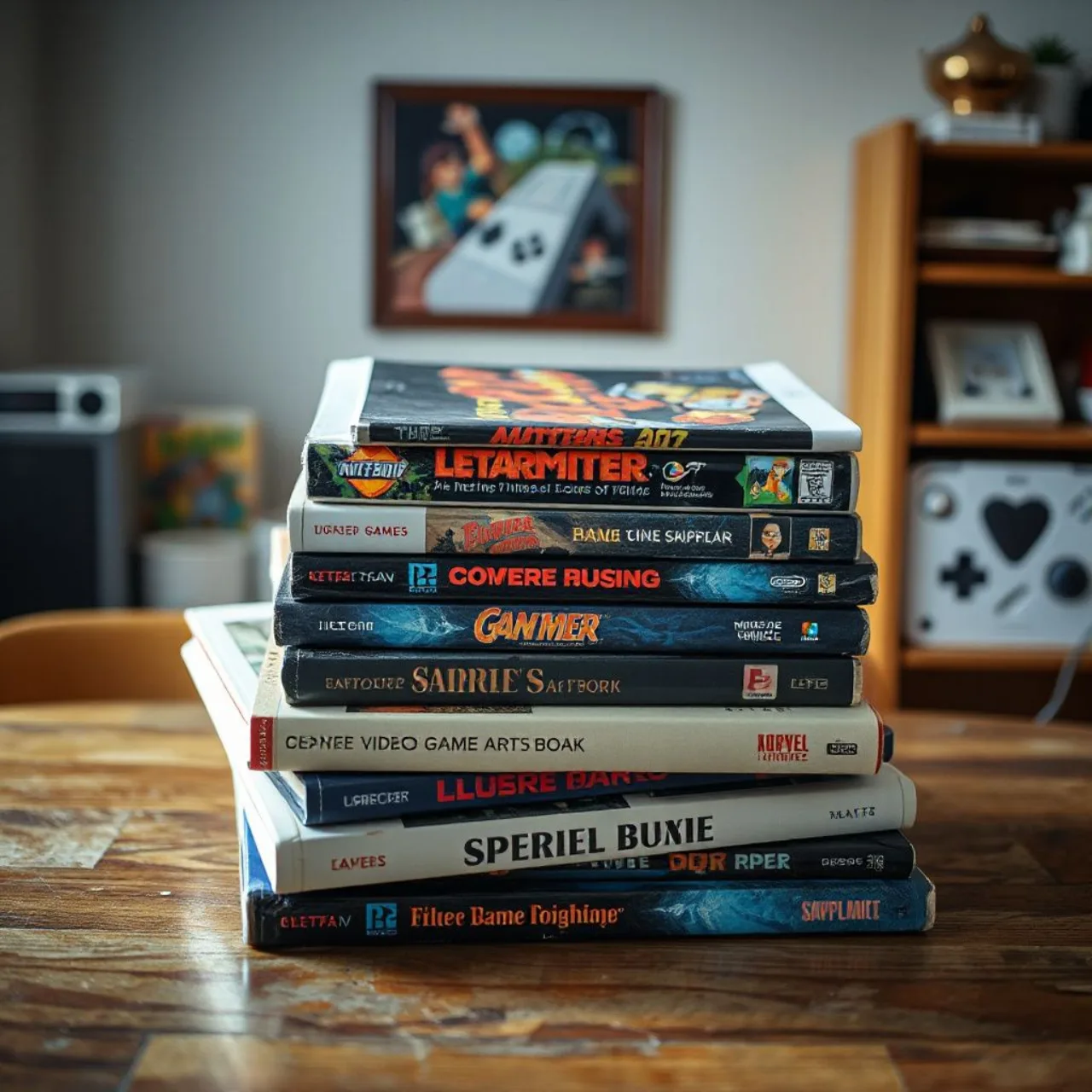 Capa dos quatro livros da Bitmap Books sobre história dos games, alinhados ao lado do logo da editora