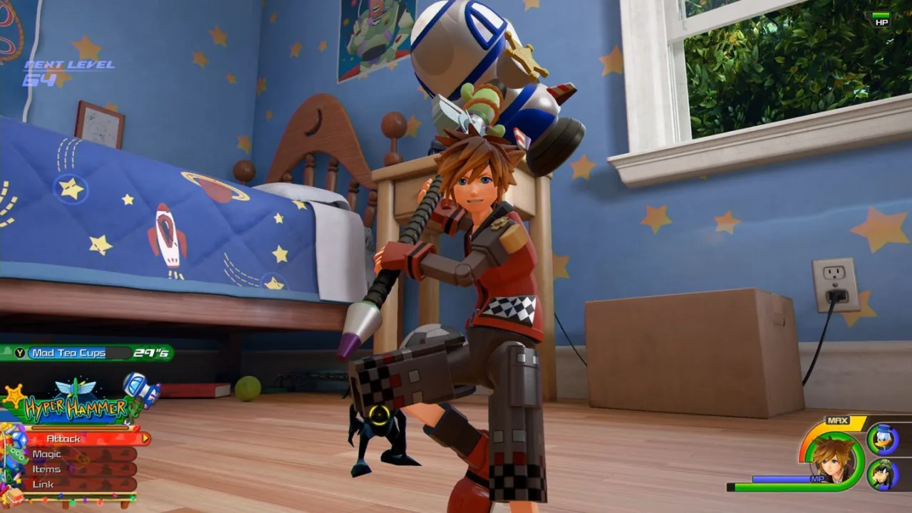 Cena do jogo Kingdom Hearts