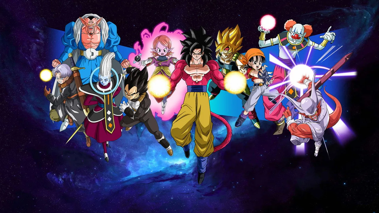 Um jovem de camiseta de Dragon Ball faz flexões ao lado de um controle de videogame e uma garrafa d'água
