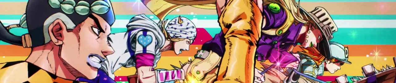 Cena do anime Steel Ball Run