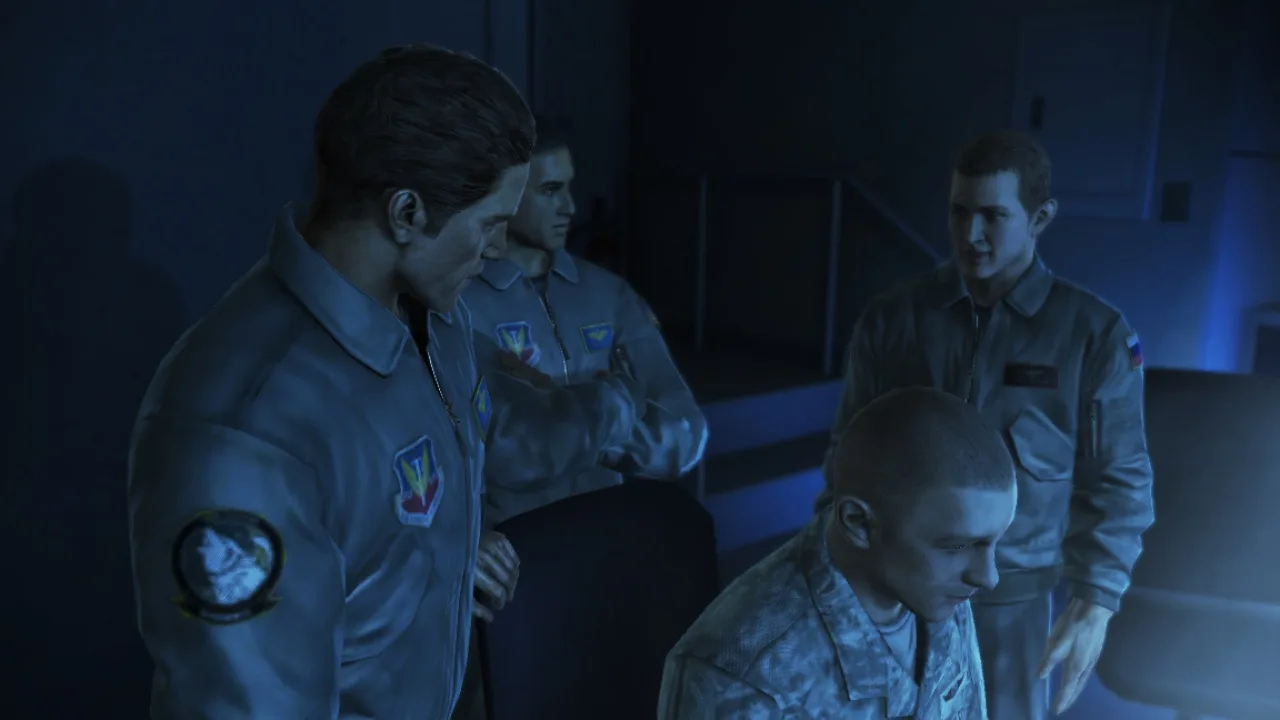 Cena do jogo Ace Combat 8