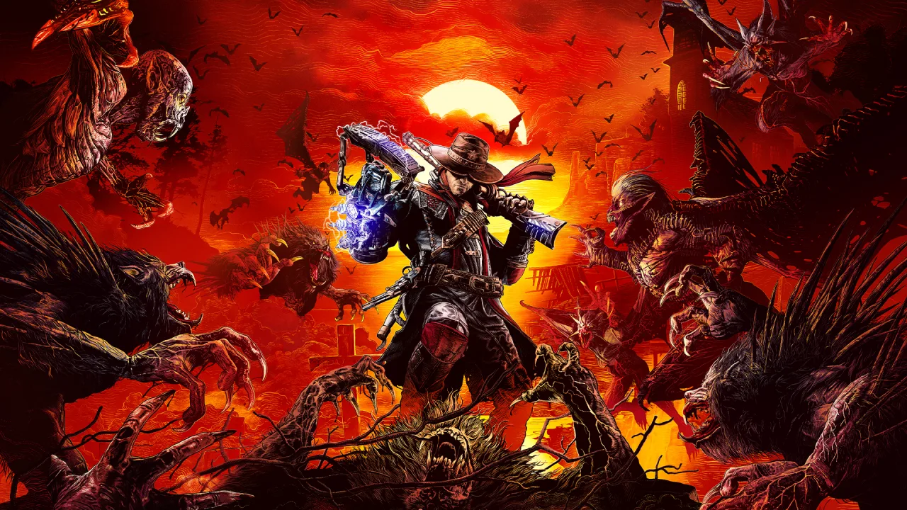 Cena do jogo Evil West