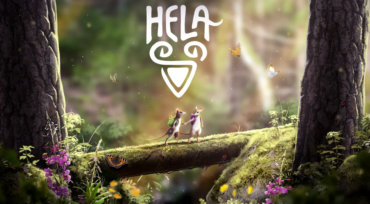 Assistente‑rato do Hela: Of Mice & Magic mistura poções em frascos coloridos ao lado de ingredientes brilhantes