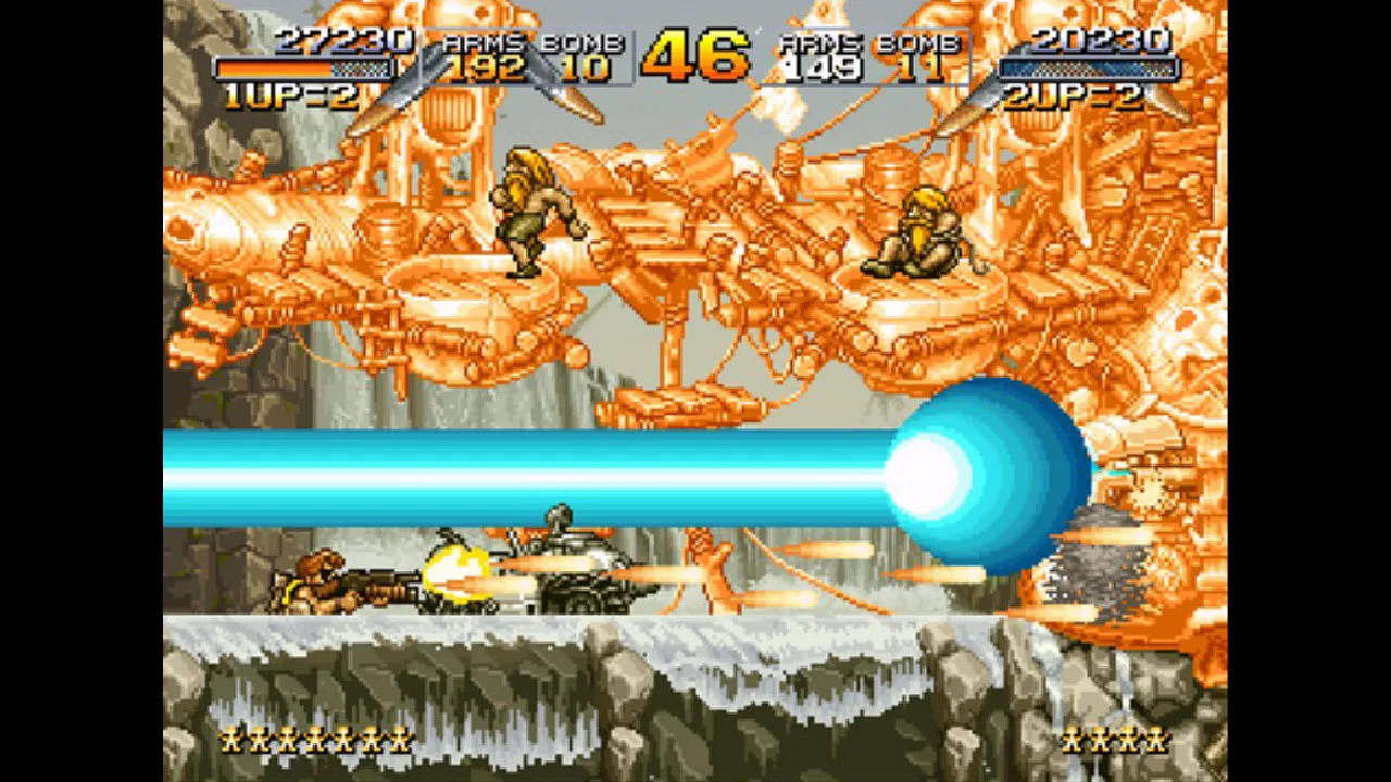 Cena do jogo Metal Slug