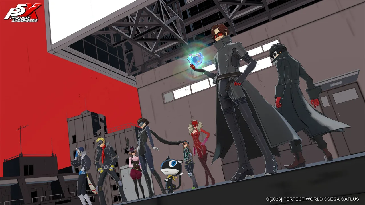 Cena do jogo Persona 5: The Phantom X