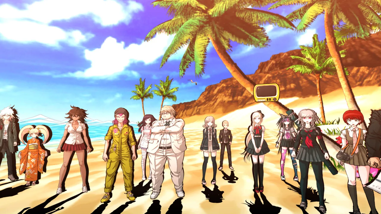 Cena do jogo Danganronpa 2×2
