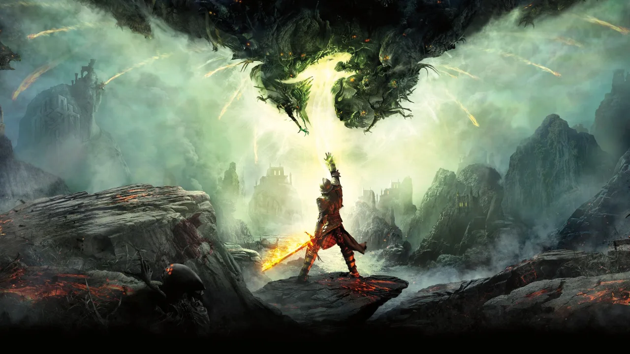 Cena do jogo Dragon Age