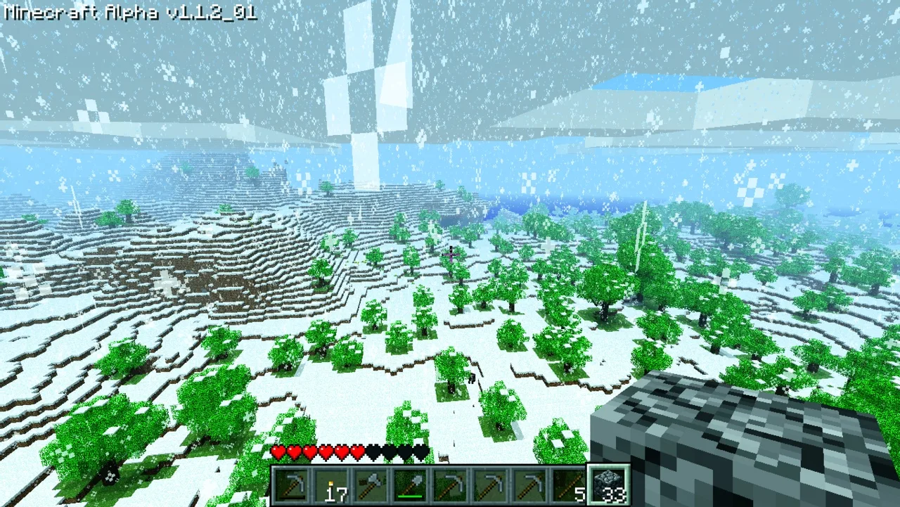 Cena do jogo Minecraft