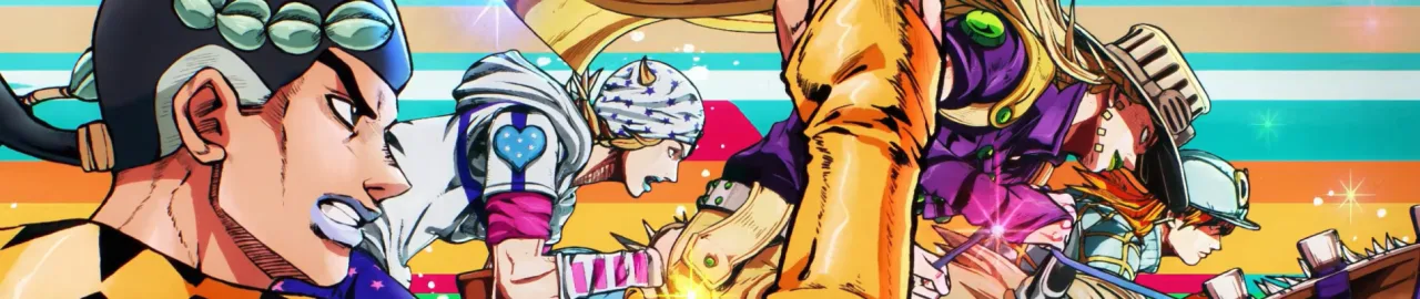 Cena do anime Steel Ball Run