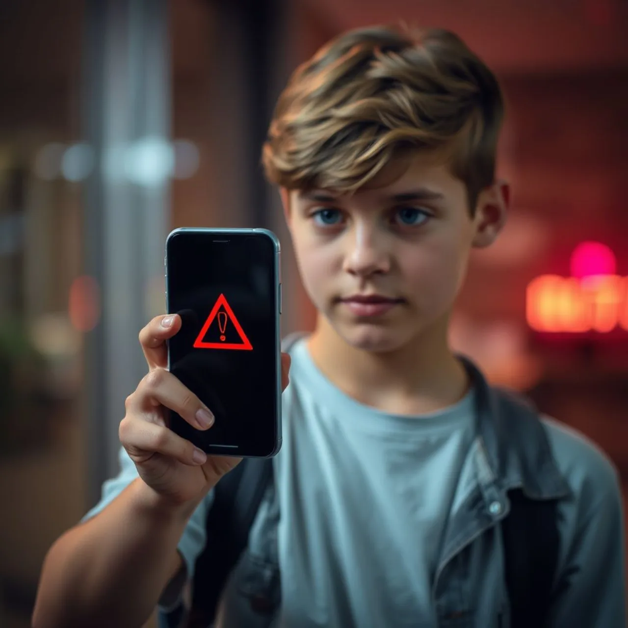 Tela do app ChatGPT for Teens com selo de alerta vermelho da Common Sense Media ao lado do logo da OpenAI