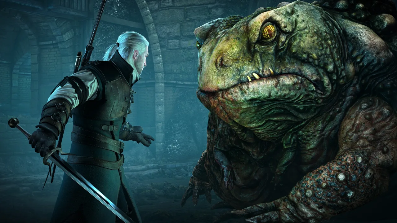 Cena do jogo The Witcher 3