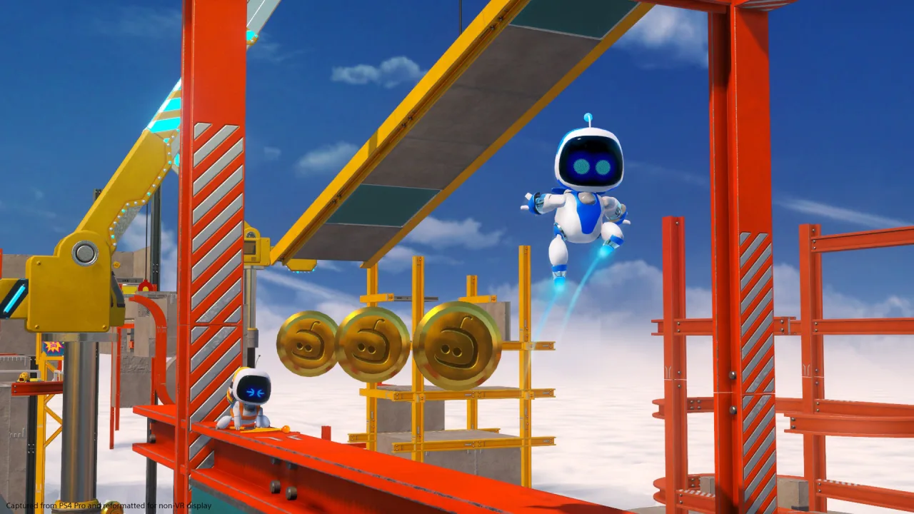 Cena do jogo Astro Bot