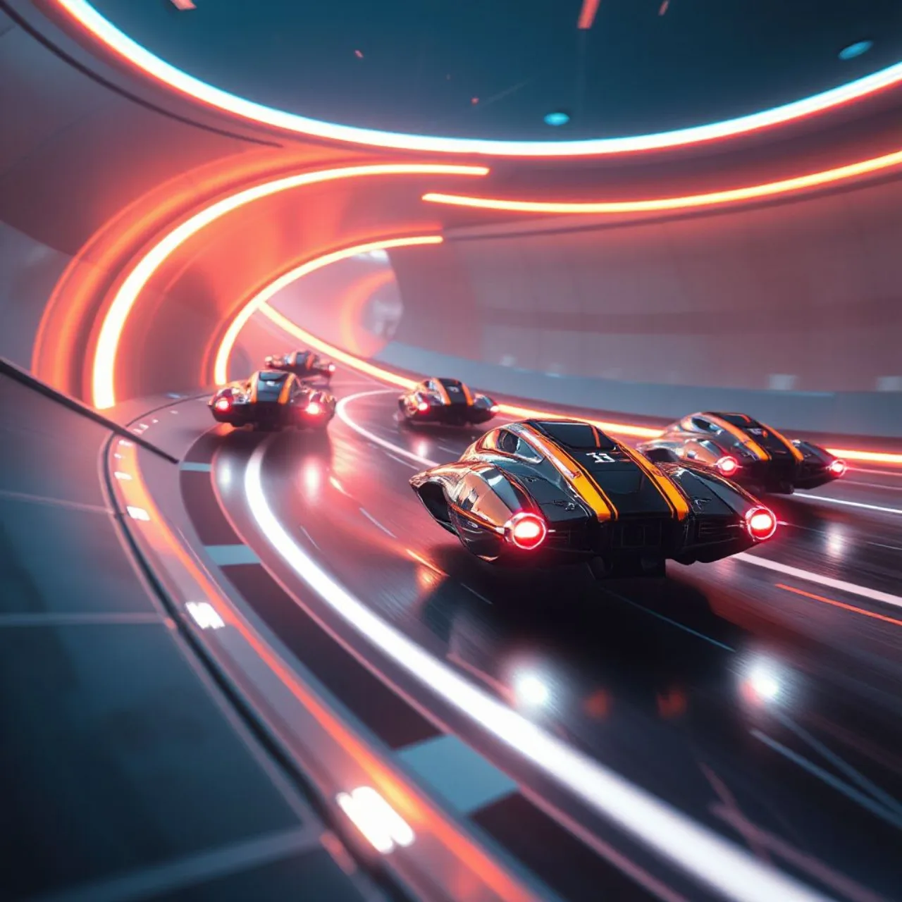 Podracer de Star Wars em alta velocidade, com o logo da Amazon Luna e o título 'Star Wars: Galactic Racer' ao fundo