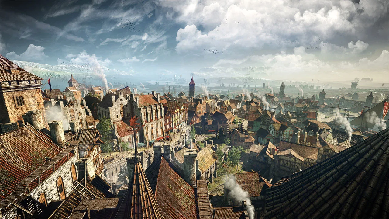 Cena do jogo The Witcher 3: Wild Hunt Remastered