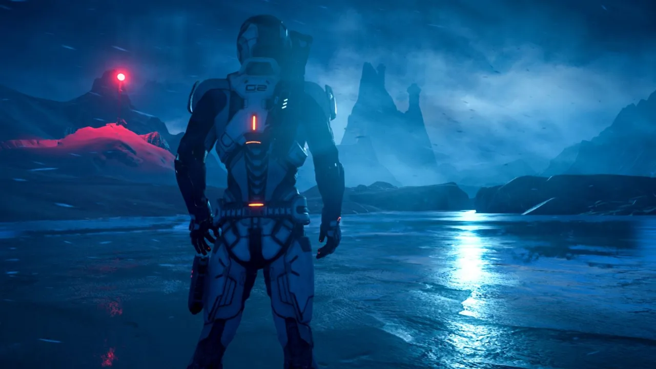Cena do jogo Mass Effect