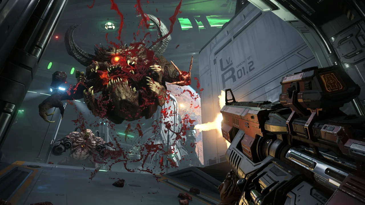 Cena do jogo Doom Eternal