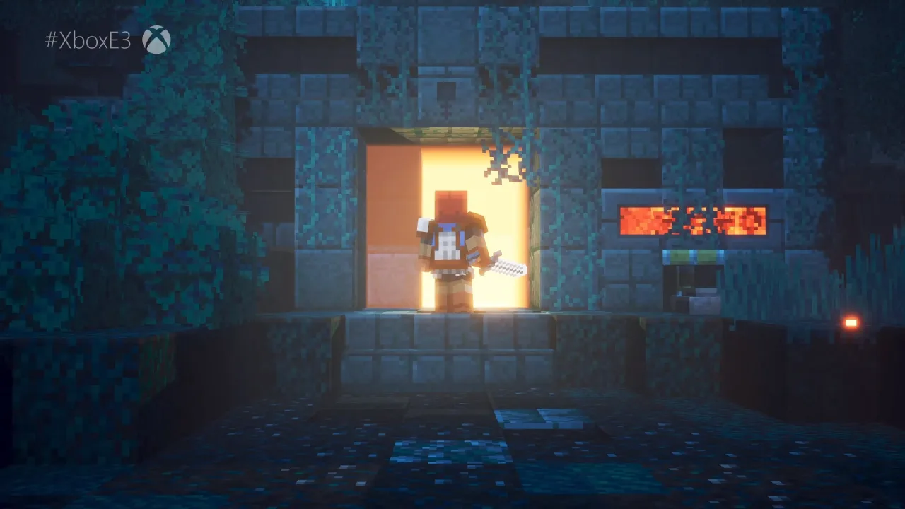 Cena do jogo Minecraft Dungeons II