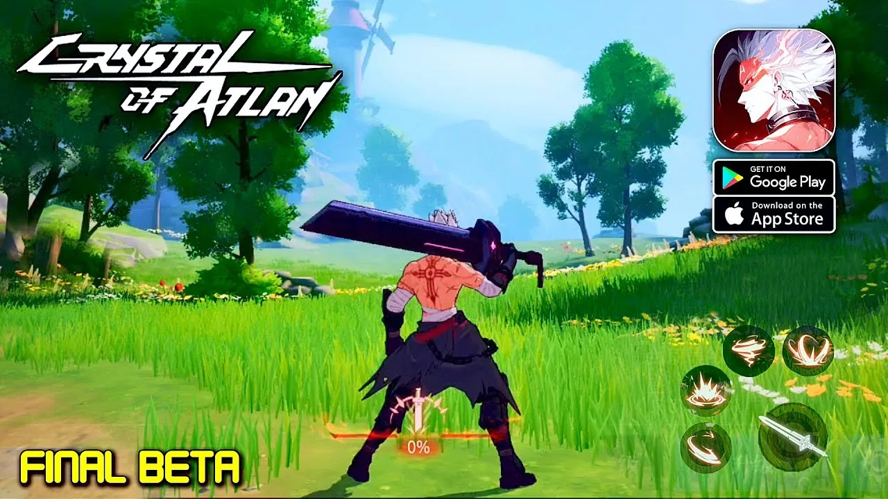 Cena do jogo Crystal of Atlan