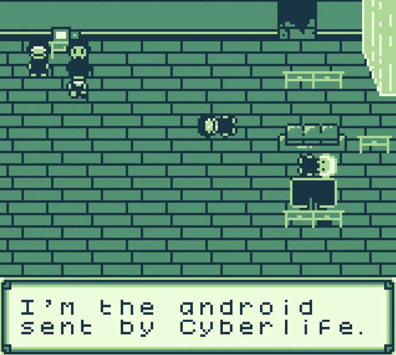 Cena do jogo Game Boy