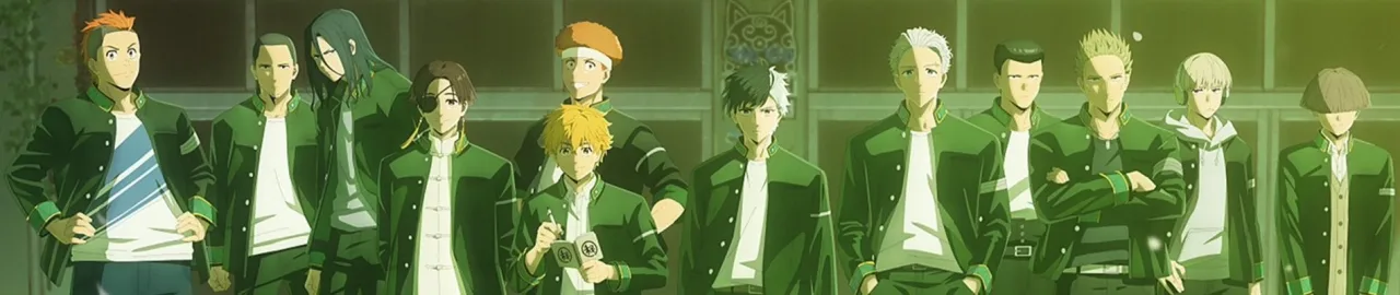 Cena do anime Wind Breaker