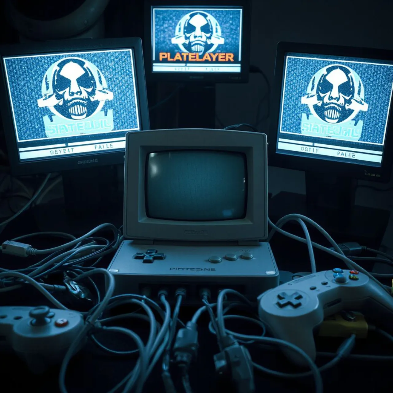 Logotipo Insignia ao lado da capa de Burnout 3 e um controle Xbox, indicando modo multiplayer online