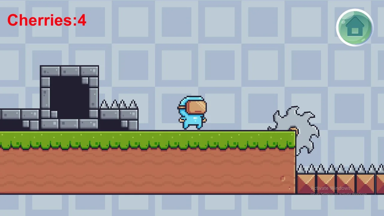 Cena do jogo Mega Man