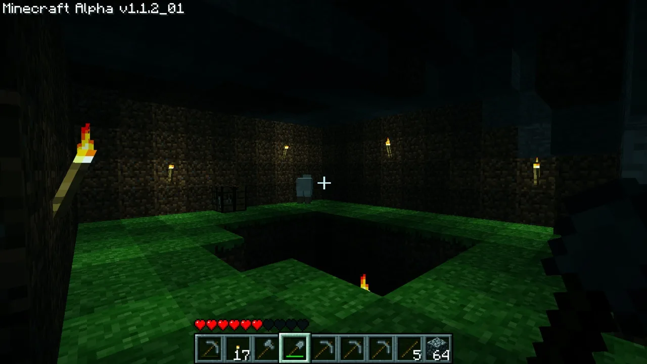 Cena do jogo Minecraft