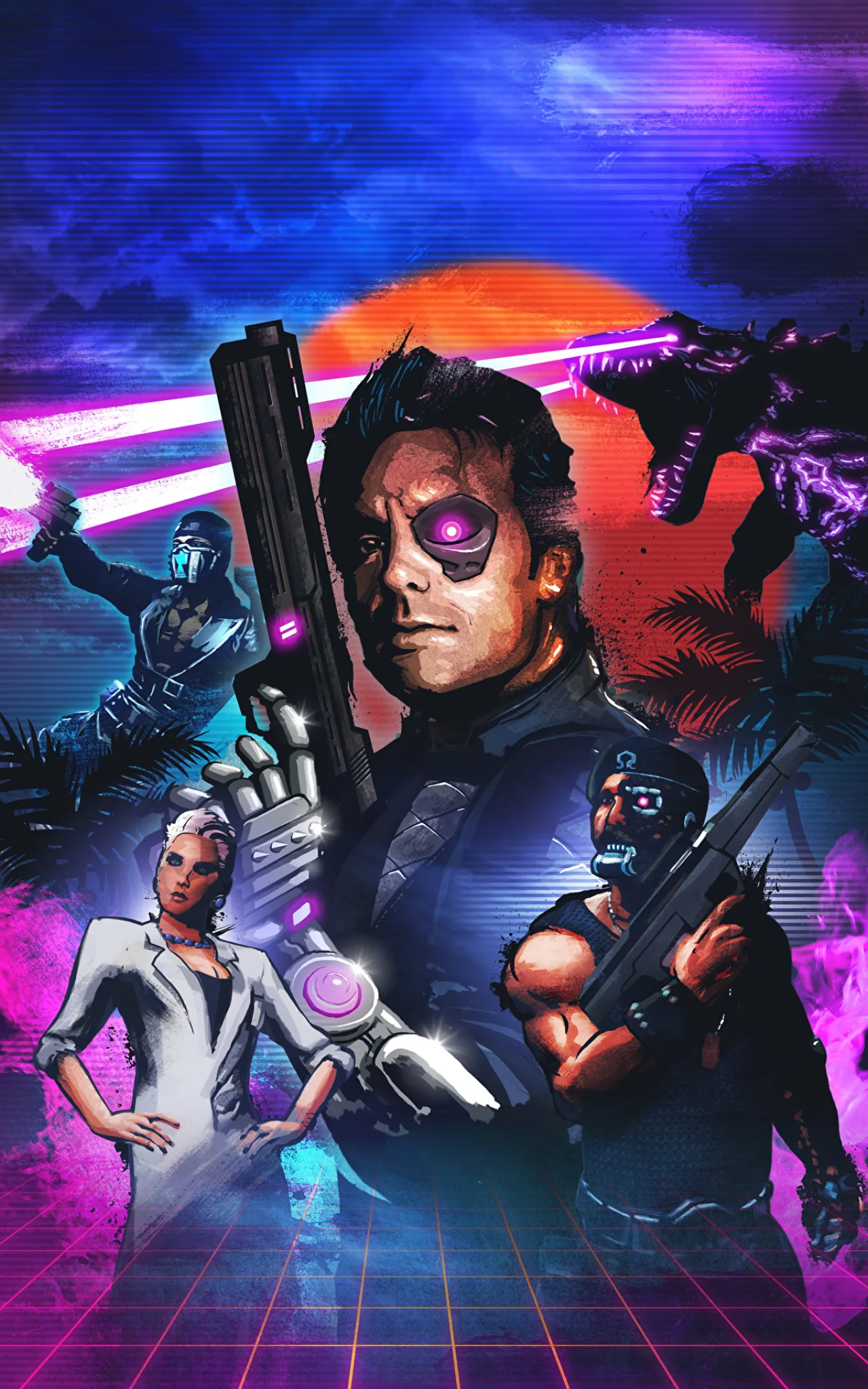 Cena do jogo Far Cry 3: Blood Dragon