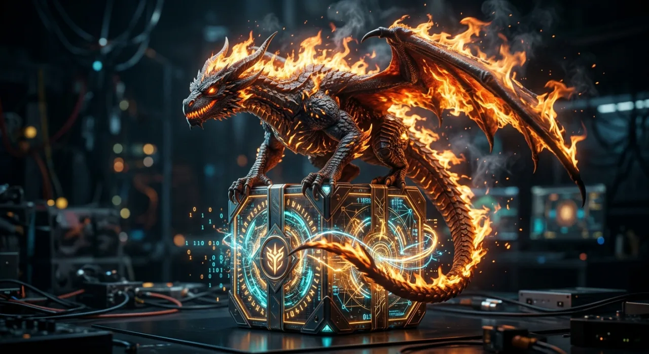 Jovem vestindo roupa de treino, segurando um celular que exibe o Charizard Festivo, ao lado de um haltere azul