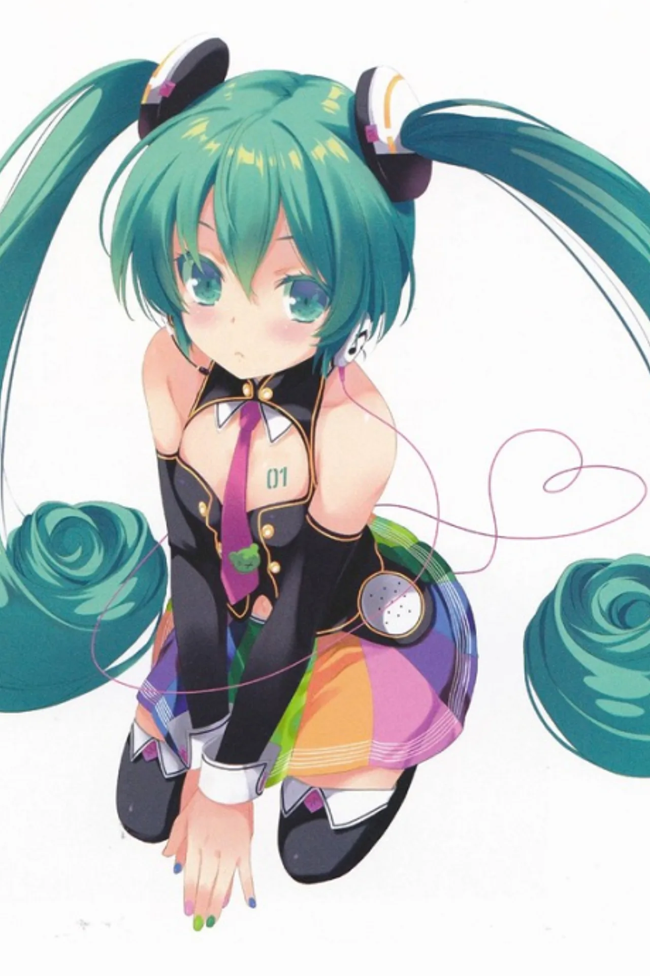 Atleta em roupa de compressão faz agachamento com halteres ao lado de um laptop exibindo a capa do EP “EMERGE ♥ DE MIKU”