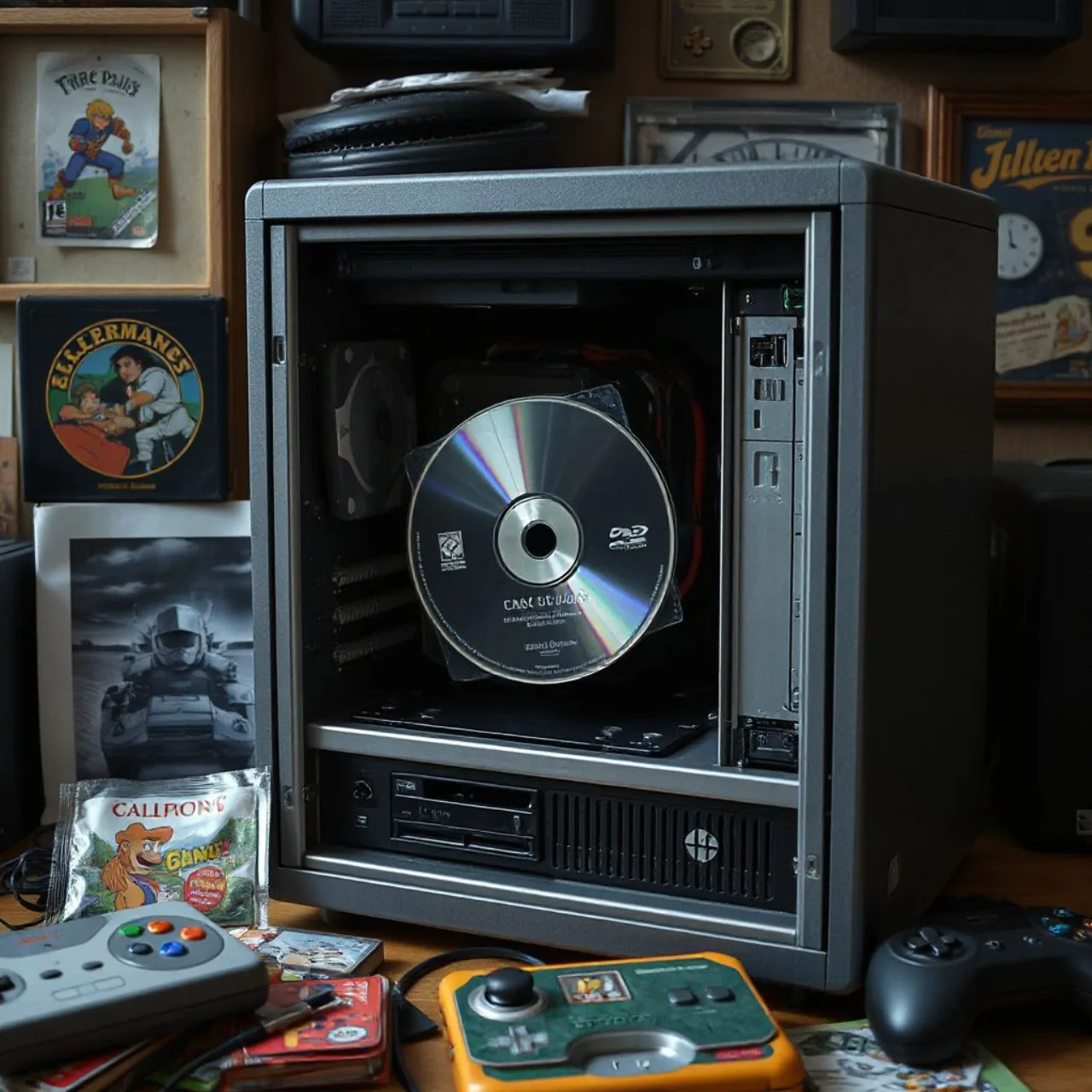 Tela do PC exibindo o logo RPCS3 ao lado de um disco de PS3 inserido na unidade óptica