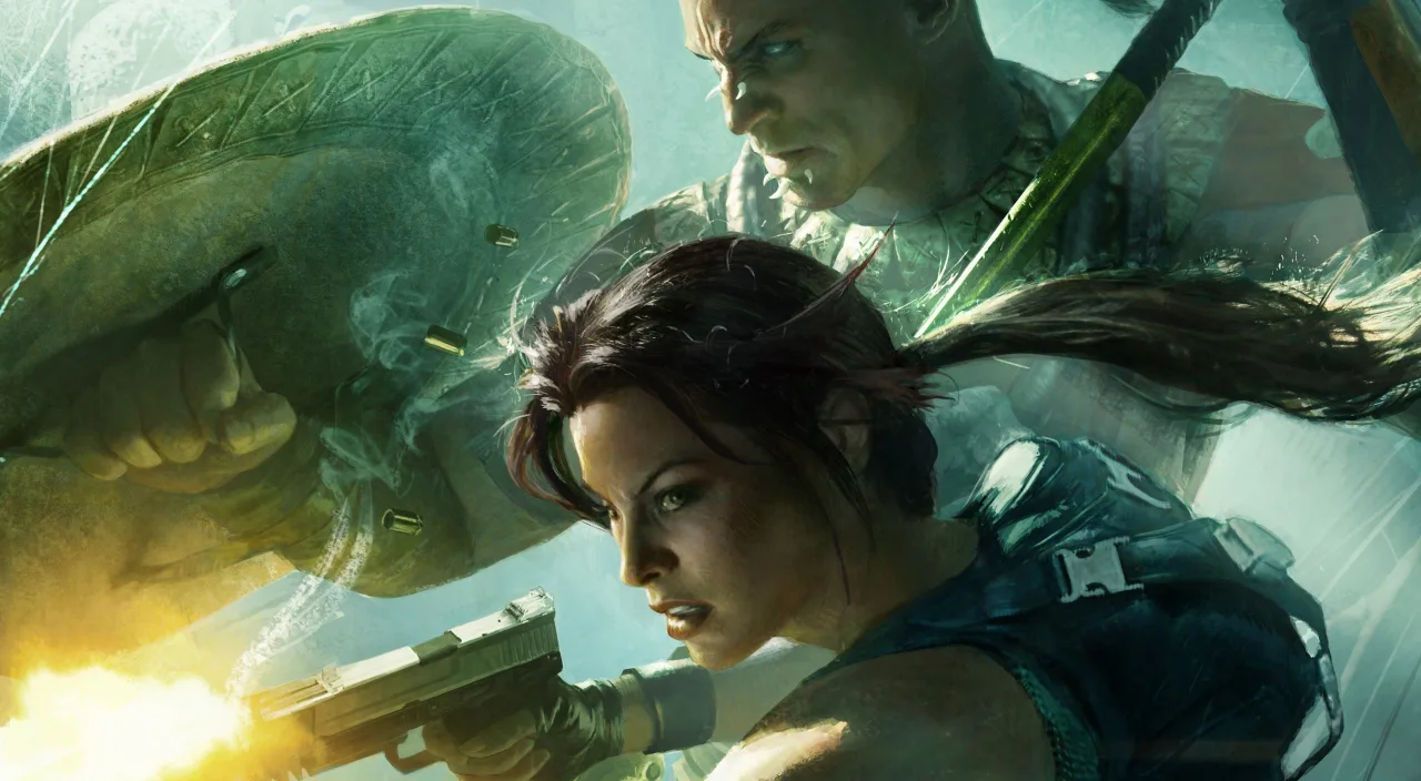 Cena do jogo Lara Croft