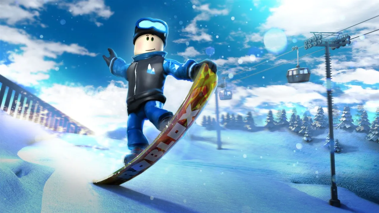 Criança usando tablet com logo do Roblox, ao fundo ícone de cadeado e símbolo de privacidade