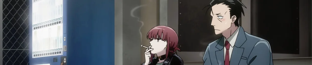 Cena do anime Smoking Behind the Supermarket with You