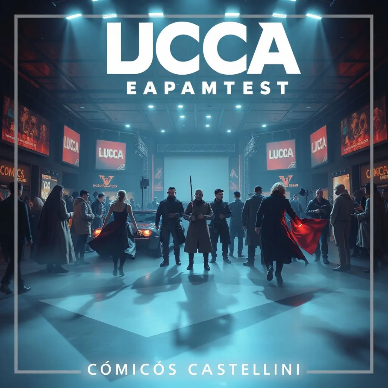 Imagem ilustrativa: Lucca Comics & Games 2026 lança meta-poster de Claudio Castellini e anuncia primeiro game